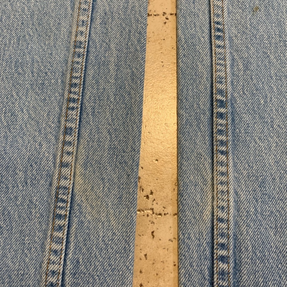 💜 Denver Hayes 31x34 Light Wash Straight Leg Jeans 100% Cotton - Picture 5 of 8